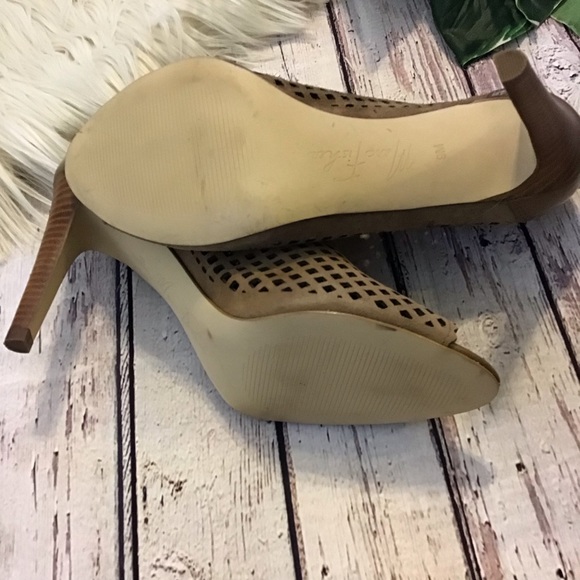 Marc Fisher Peddle peep toe heels size 9 M - Picture 6 of 8